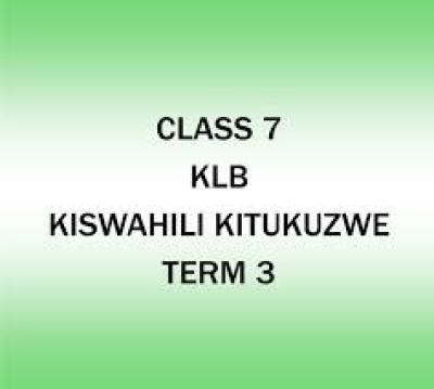 Scheme Of Work Class7Kiswahili